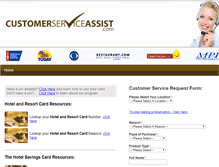 Tablet Screenshot of customerserviceassist.com
